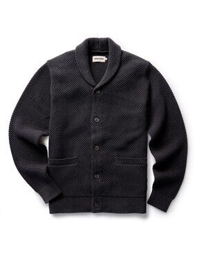 Taylor Stitch The Crawford Sweater Charcoal Cotton Men's Size 42 Brand New